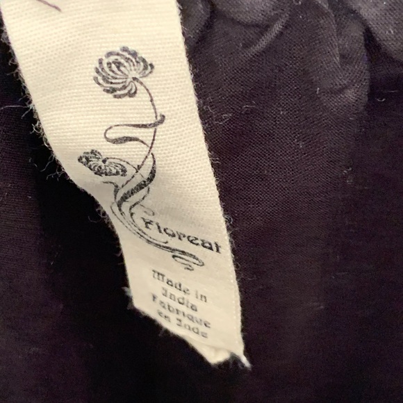 Anthropologie Floreat Black Skirt with Embroidery - Picture 3 of 6